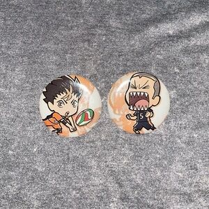 Haikyuu Nishinoya + Tanaka Pin Set